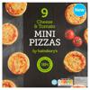 Sainsbury's 9 Cheese & Tomato Mini Pizza 252g