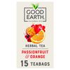 Morrisons Good Earth Herbal Tea Passionfruit And Orange 15 TeaBags