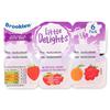 Brooklea Little Delights Strawberry, Apricot & Raspberry Flavoured Fromage Frais 6x47g