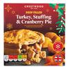 Crestwood Turkey, Stuffing & Cranberry Pie 200g
