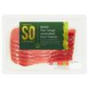Sainsbury's Unsmoked Bacon, SO Organic 200g