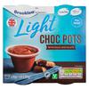 Brooklea Milk Chocolate Light Choc Pots 4x80g