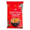Snackrite Maple Flavour Peanuts, Fudge And Raisins. 400g
