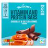 Harvest Morn Chocolate Salted Caramel Flavour Vitamin & Protein Bar 3x40g