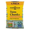 The Fishmonger Tuna Chunks In Sunflower Oil 4x145g (4x102g Drained)