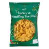 Snackrite Christmas Tree Shaped Turkey & Stuffing Flavour Tortilla Chips 200g