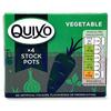 Quixo Vegetable Stock Pots 4x24g Pots