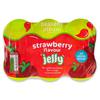 Dessert Menu Strawberry Flavour Jelly 6x125g