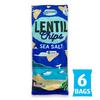 Snackrite Sea Salt Lentil Chips Multipack 6x15g