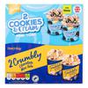 Giannis Cookies & Cream And Crumbly Chocolate Mini Ice Cream Tubs 4x110ml