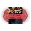 Morrisons The Best 2 Steak Burgers