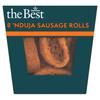 Morrisons The Best 8 'Nduja Sausage Rolls