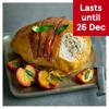 Tesco British Pork, Apple & Chestnut Stuffed Turkey Crown 2.6kg-3.39kg Serves 8-11