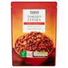 Tesco Microwave Tomato Lentils 250G