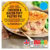 Sainsbury's Chicken & Bacon Puff Pastry Pie 200g