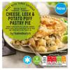 Sainsbury's Cheese Leek & Potato Puff Pastry Pie 200g