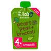 Ella's Kitchen Organic Pears, Peas and Broccoli Baby Pouch 4+ Months 120g
