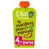Ella's Kitchen Organic Mangoes Pears + Papayas from 4 Months 120g