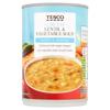 Tesco Low Fat Lentil & Vegetable Soup 400G
