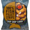 Iceland 100% Fish Fillet Strips In A Chip Shop Curry Coating 450g