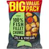Iceland Made with 100% Fish Fillet Chunks Salt & Vinegar 700g