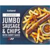 Iceland Jumbo Sausage and Chips with Curry Sauce 400g