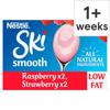 Ski Smooth Strawberry & Raspberry Yogurt 4X120g