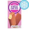 Tesco 8 Milk Chocolate Ices 560Ml Price Marked