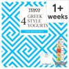 Tesco Greek Style Yogurt 4 X 100G