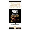 Lindt Excellence Dark 90% Cocoa Chocolate Bar 100G