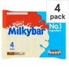 Milkybar White Chocolate 4 Pack 100G