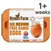 Rymer Farm Eggs Medium Free Range 6 Eggs