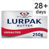Lurpak Unsalted Block Butter 250G