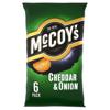 Mccoy's Cheddar & Onion Crisps 6X25g