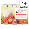 Tesco Strawberry Yogurt Drinks 6X100g