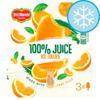 Del Monte 100% Juice Orange Ice Lollies 3 X 75Ml