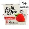 Light & Free Greek Style Strawberry Yogurt 4X115g