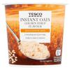 Tesco Instant Oats Porridge Pot Golden Syrup 55G