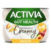 Activia Creamy Peach Yogurt 4X110g