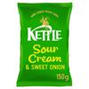 Kettle Chips Sour Cream & Sweet Onion 150G