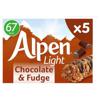 Alpen Light Cereal Bars Chocolate & Fudge 5X19g