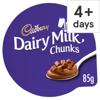 Cadbury Dairy Milk Chunks Milk Chocolate Dessert 85G