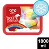 Wall's Soft Scoop Rainbow Strawberry & Vanilla Ice Cream 1.8L