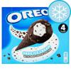 Oreo Ice Cream Cone With Oreo Cookie Coating 4X110ml