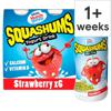 Munch Bunch Squashum Strawberry Yogurt Drink 6 X90g