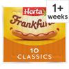 Herta Classic Frankfurters Hot Dogs 10 Pack 350G