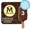 Magnum Chocolate & Crunchy Cookies Ice Cream 3X90ml
