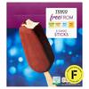 Tesco Free From Ice Cream Chocolate Sticks 3X100