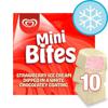 Walls Mini Bites Strawberry Ice Cream 10 Pack 100Ml