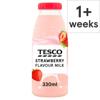 Tesco Strawberry Flavour Milk 330Ml